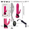 Vibrador rotativo con estimulador y carga usb